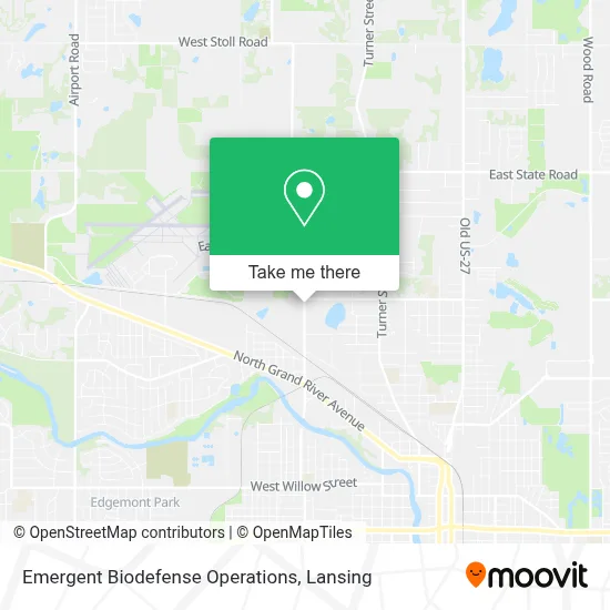 Emergent Biodefense Operations map