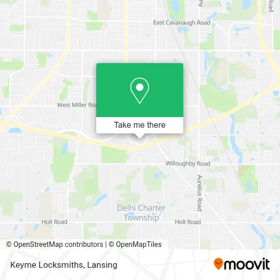 Keyme Locksmiths map