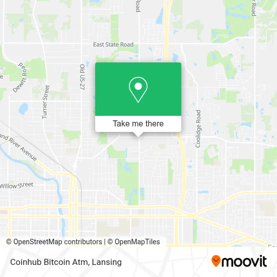 Coinhub Bitcoin Atm map