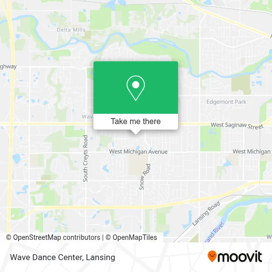 Wave Dance Center map