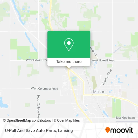 U-Pull And Save Auto Parts map