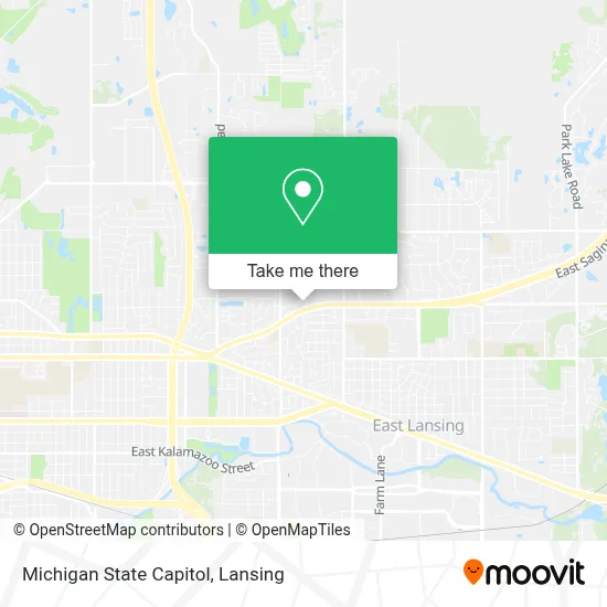 Michigan State Capitol map