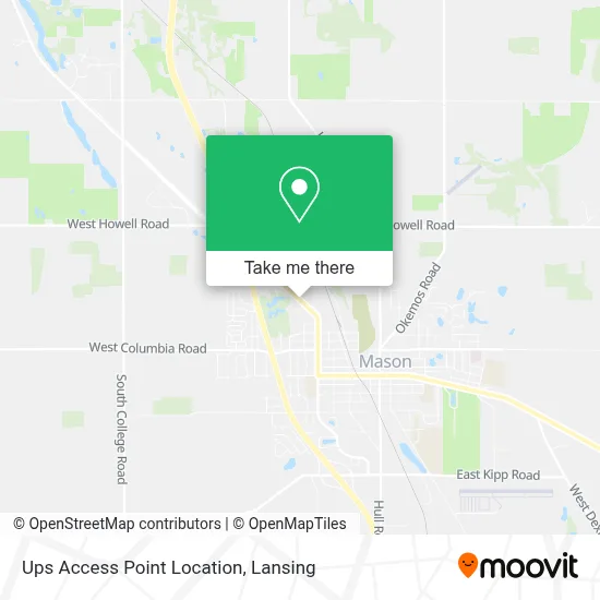 Ups Access Point Location map