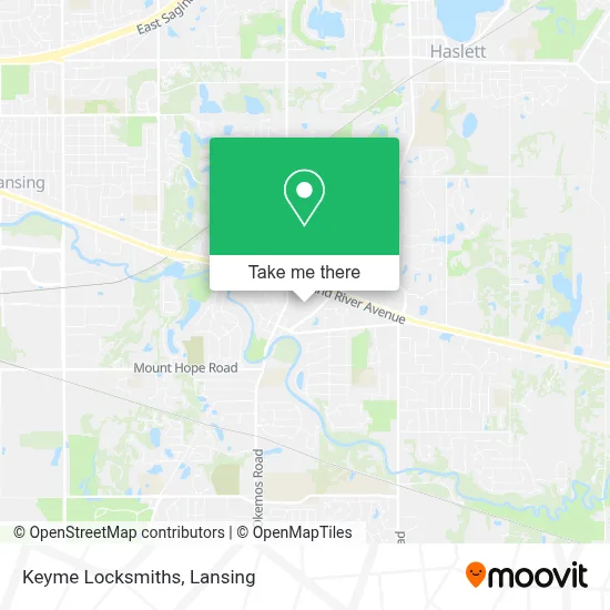 Keyme Locksmiths map