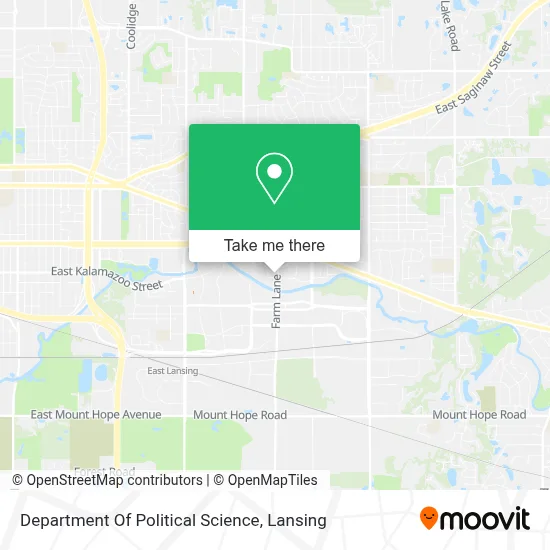 Department Of Political Science map