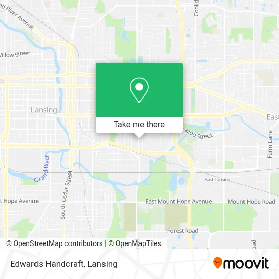 Edwards Handcraft map
