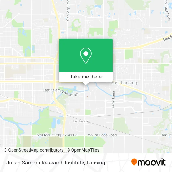 Julian Samora Research Institute map