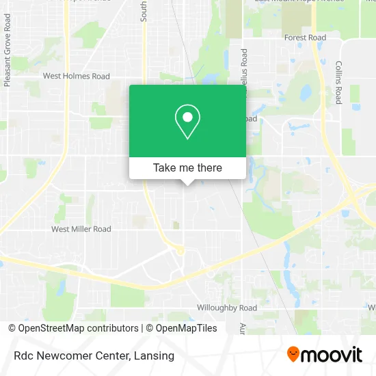 Rdc Newcomer Center map