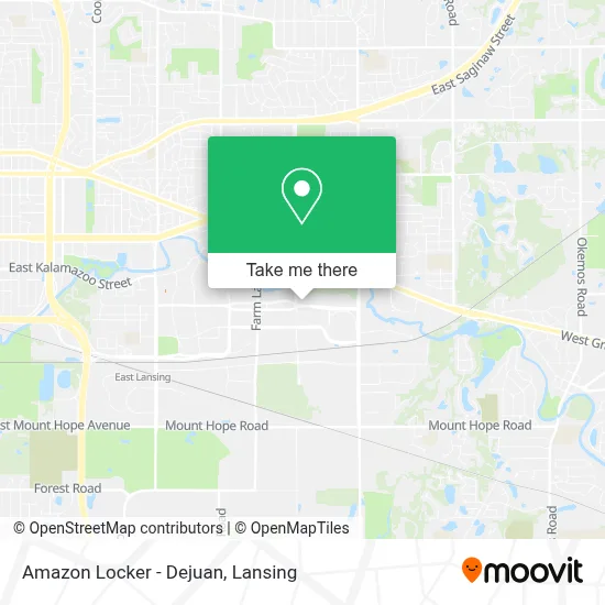 Amazon Locker - Dejuan map
