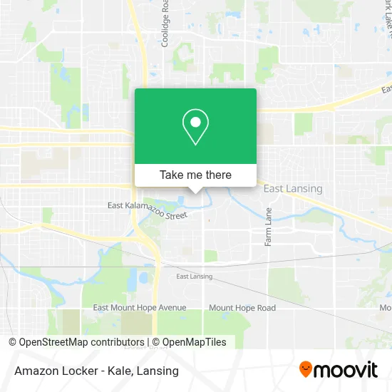 Amazon Locker - Kale map