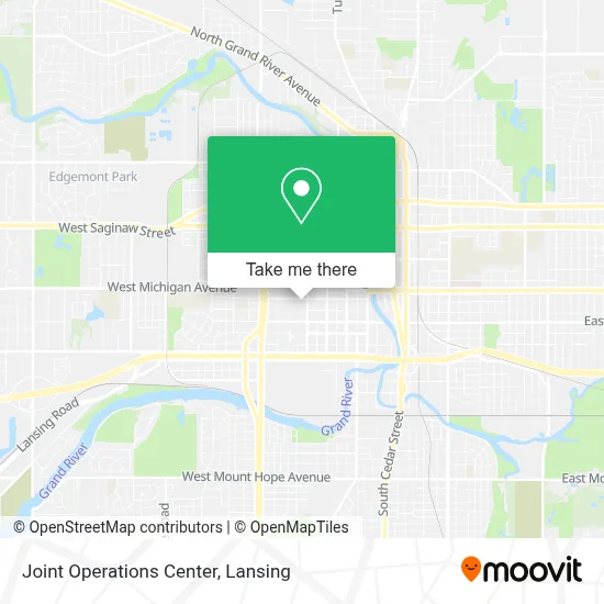 Joint Operations Center map