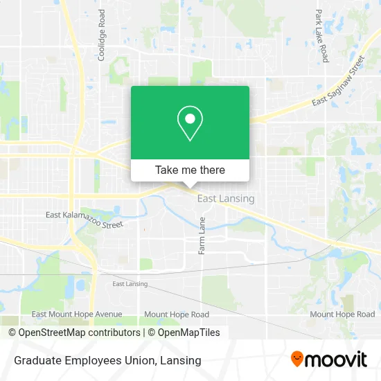 Graduate Employees Union map
