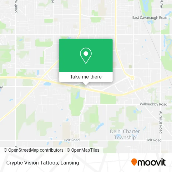 Cryptic Vision Tattoos map