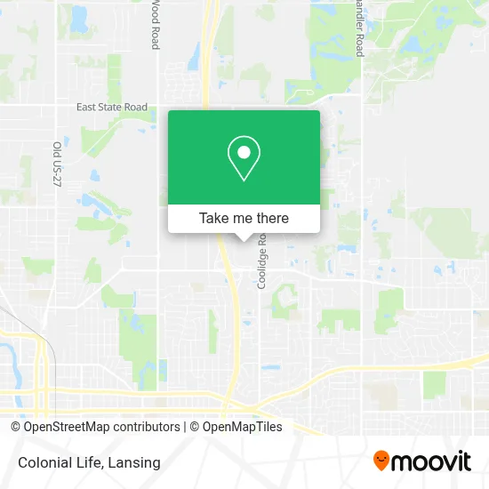 Colonial Life map