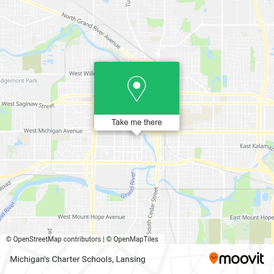 Michigan's Charter Schools map
