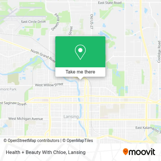 Health + Beauty With Chloe map