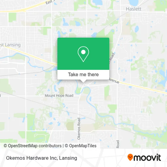 Okemos Hardware Inc map