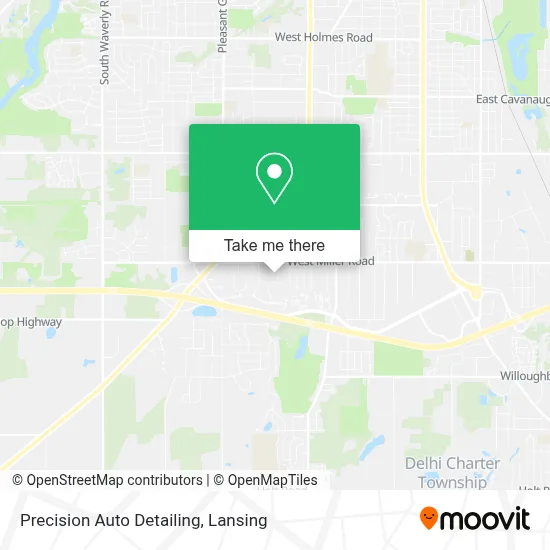 Precision Auto Detailing map