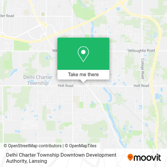 Delhi Charter Township Downtown Development Authority map