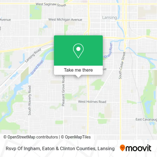 Rsvp Of Ingham, Eaton & Clinton Counties map