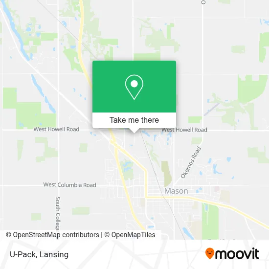 U-Pack map
