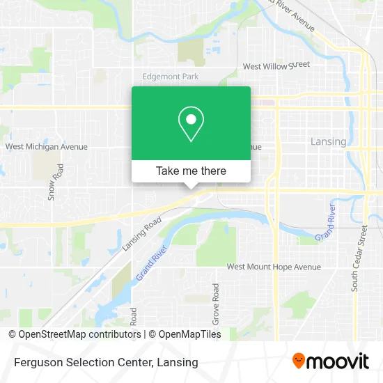 Ferguson Selection Center map