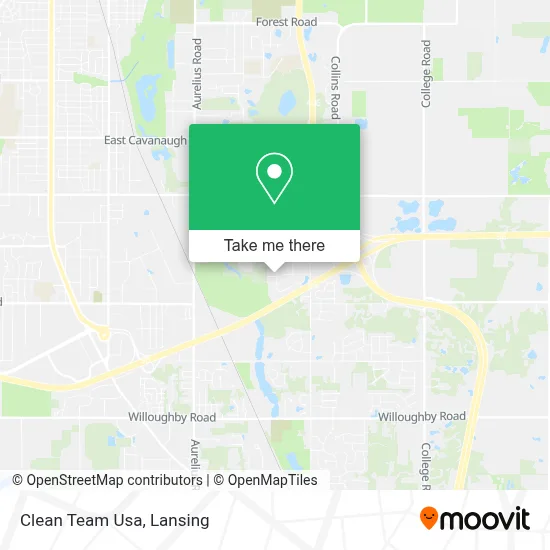Clean Team Usa map