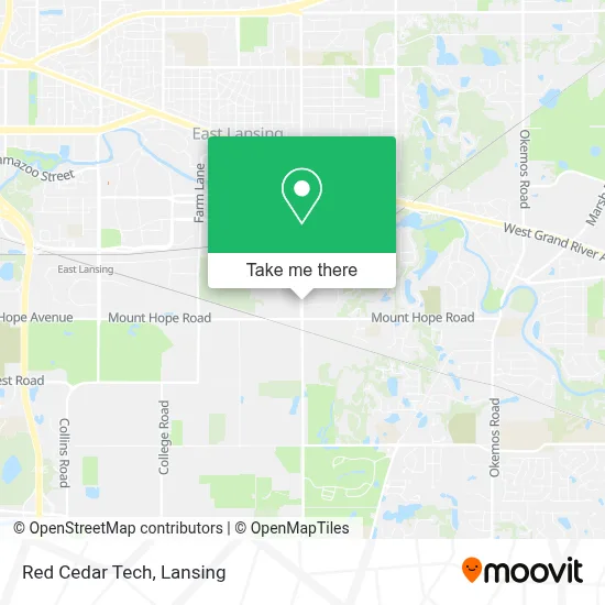 Red Cedar Tech map