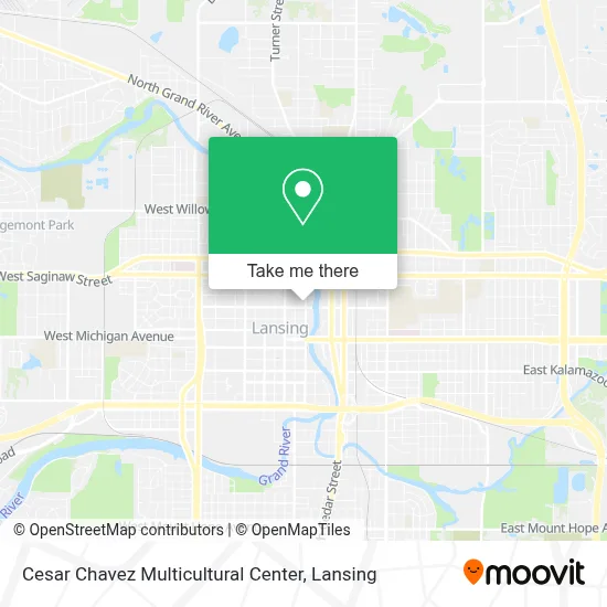 Cesar Chavez Multicultural Center map