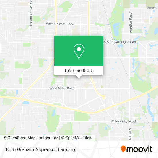 Beth Graham Appraiser map