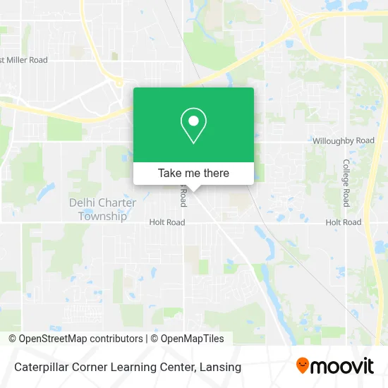 Caterpillar Corner Learning Center map