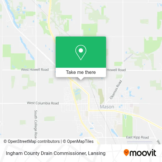Ingham County Drain Commissioner map