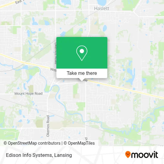 Edison Info Systems map