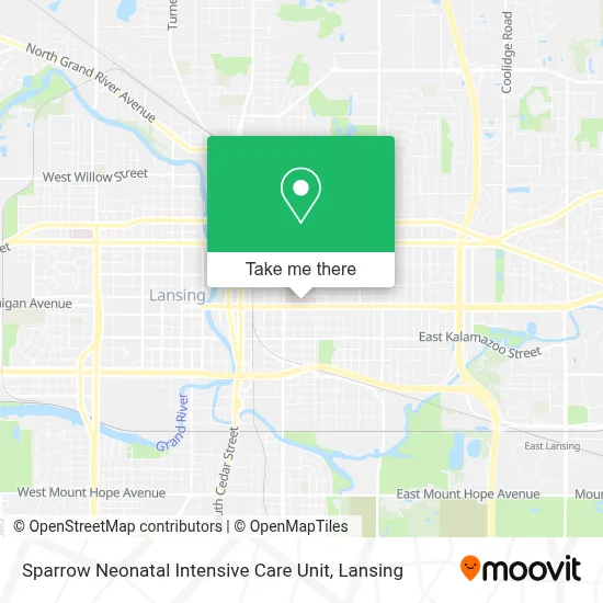 Sparrow Neonatal Intensive Care Unit map