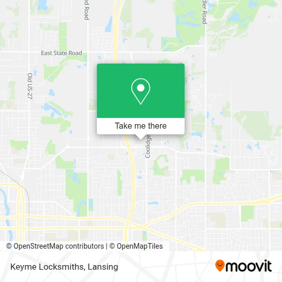 Keyme Locksmiths map