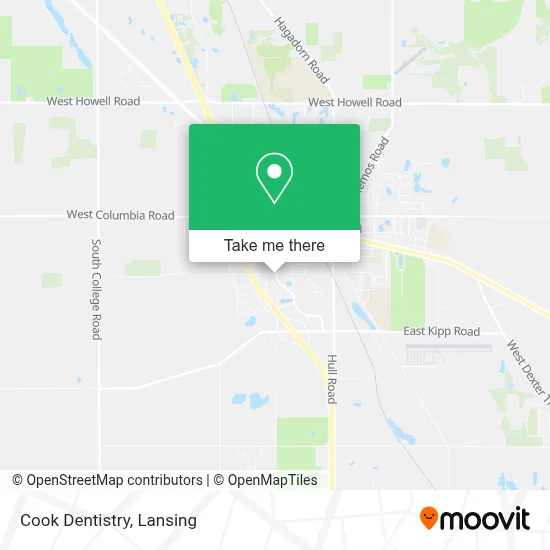 Cook Dentistry map