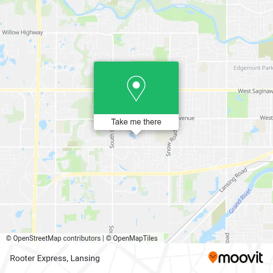 Rooter Express map