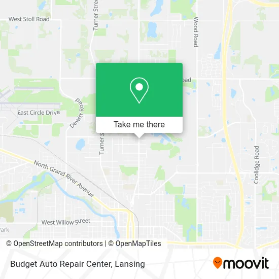 Budget Auto Repair Center map