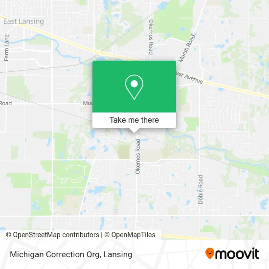 Michigan Correction Org map