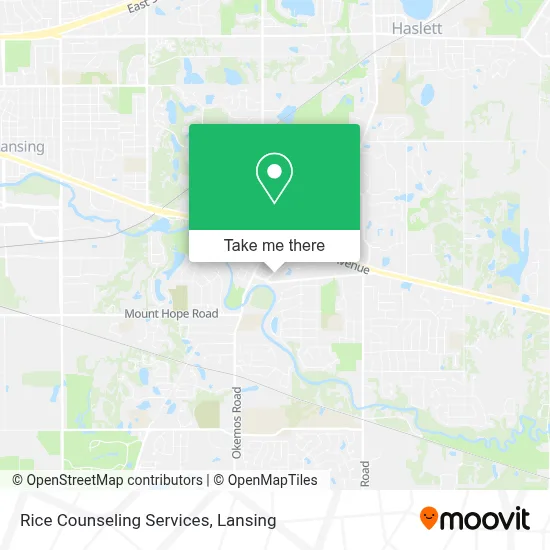 Rice Counseling Services map