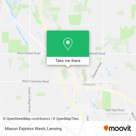 Mason Express Wash map