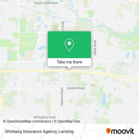 Shinberg Insurance Agency map