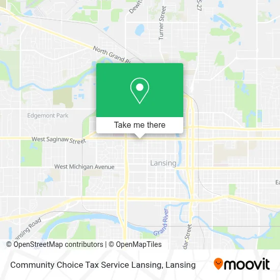 Community Choice Tax Service Lansing map