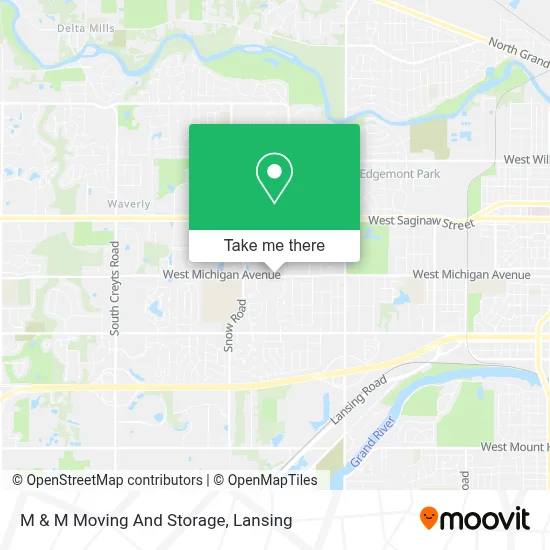 M & M Moving And Storage map