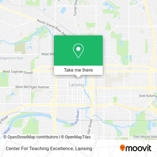 Center For Teaching Excellence map