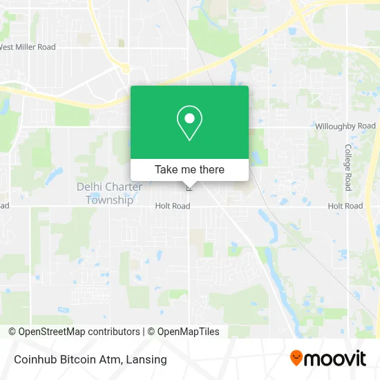Coinhub Bitcoin Atm map