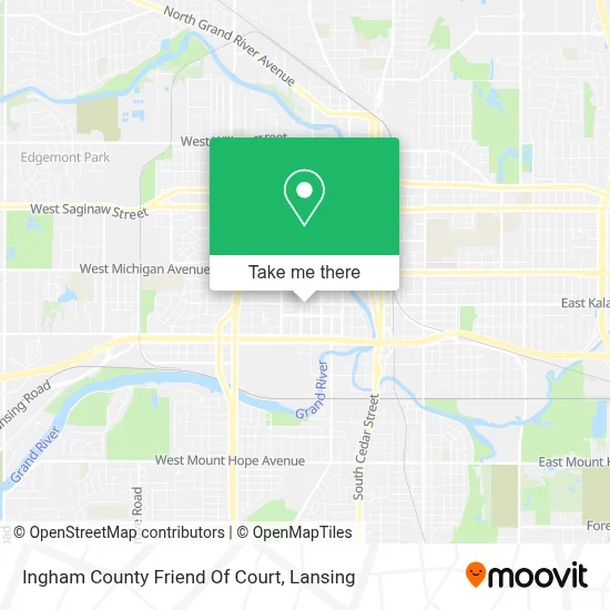 Ingham County Friend Of Court map