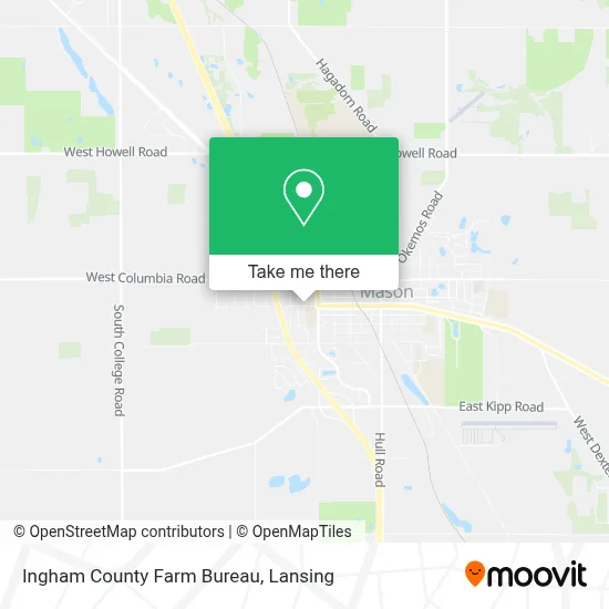 Ingham County Farm Bureau map