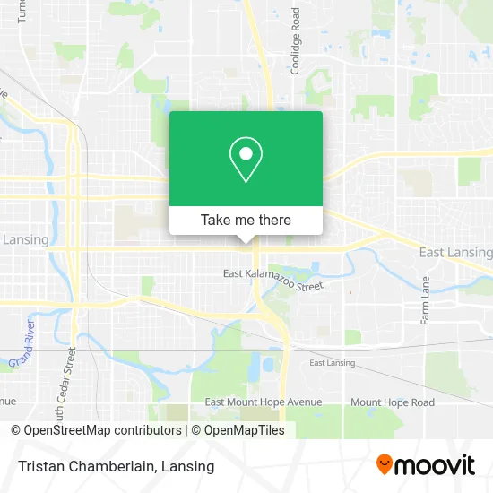 Tristan Chamberlain map