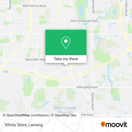 Xfinity Store map
